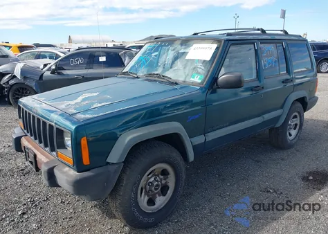 1997 Jeep Cherokee Sport из США, поврежденный, VIN 1J4FJ68S9VL561393